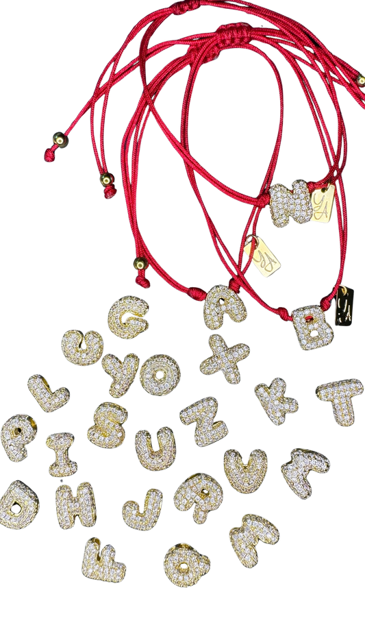 Pulsera Roja Inicial
